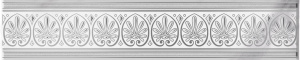 Олимпия 2 Бордюр 60*300 серебро светлый узкий (1*22)  VINCHI