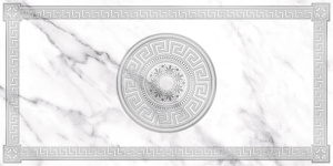 Олимпия 2 Декор 600*300  серебро светлый (1*8)  VINCHI