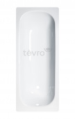 Стальная ванна ВИЗ Tevro (толщина 2.7 мм.) белый лотос без ранта 1700x700 Т-72902