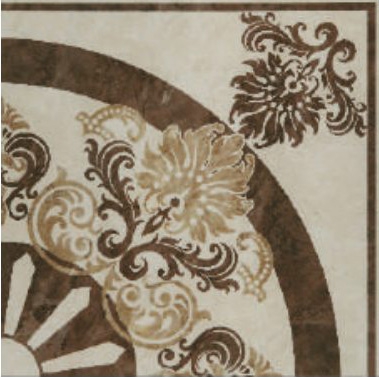 Агат 02 Декор напольный 400*400 беж (0,16) (1*9) Шахтинская плитка