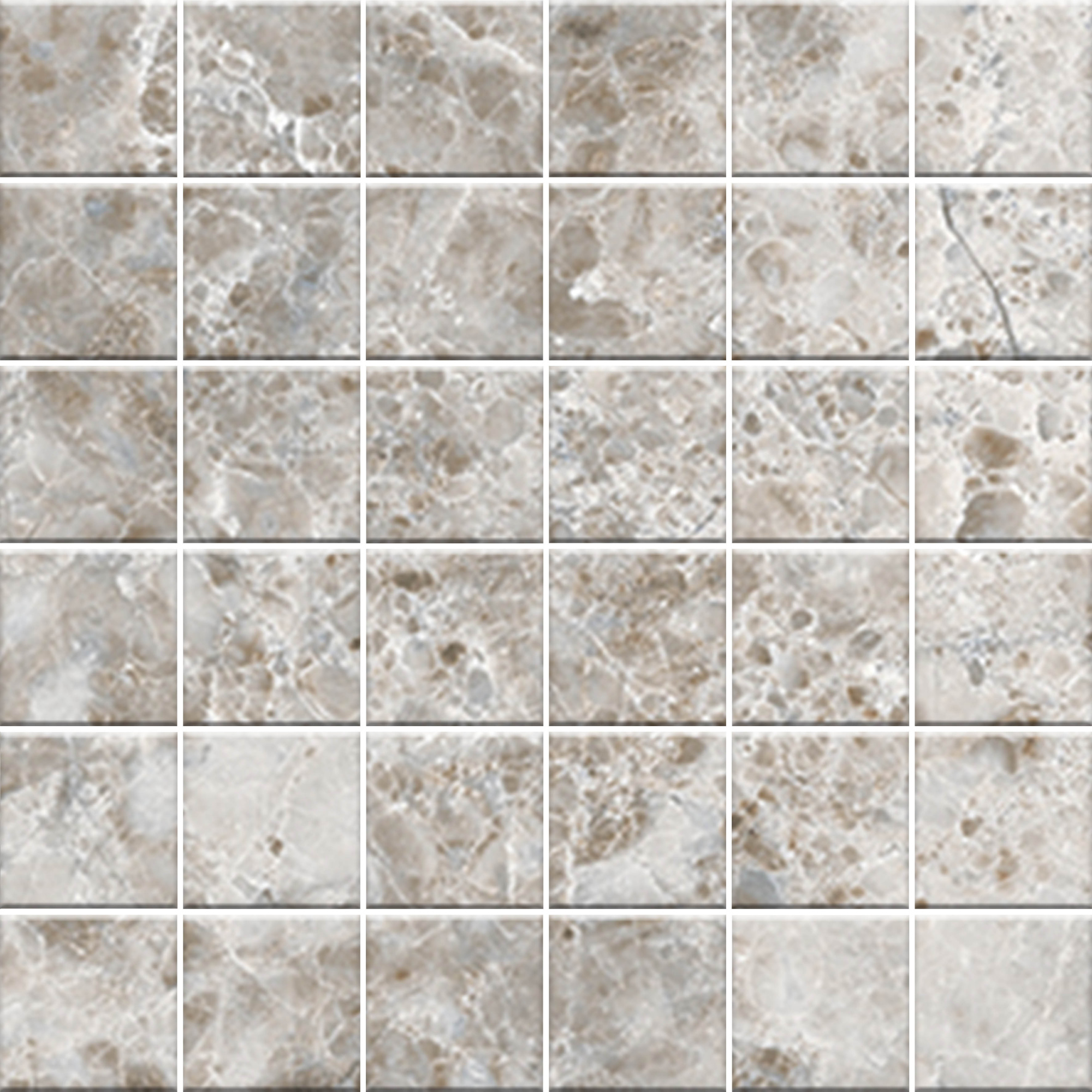 Аликанте 3 Мозаика 300*300 светло-серый (1*10) НКС