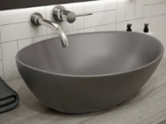 Asti Раковина для ванной накладная 40 графит матовый VT39405H Vinchi