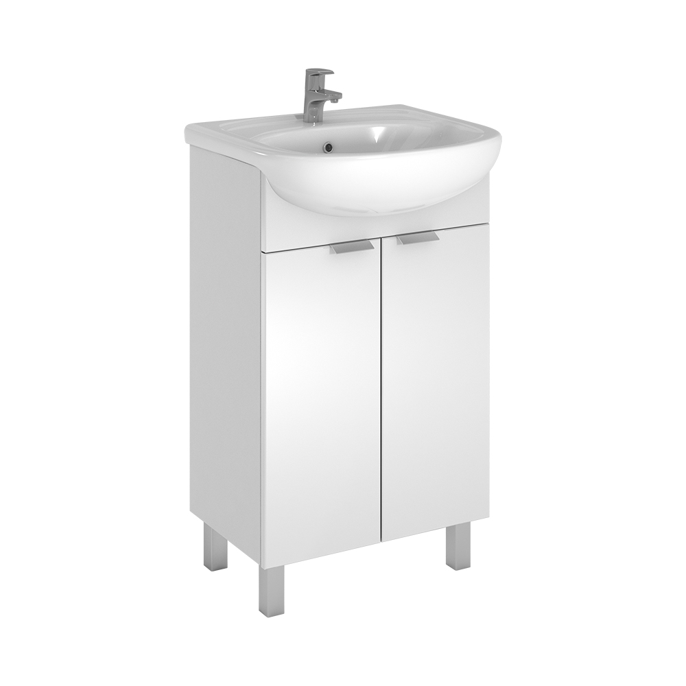 LOKO Тумба под умывальник &quot;Акватон 50&quot; без ящика Домино