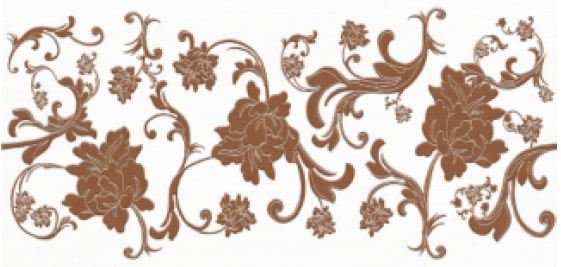 Симфония 2 Декор 250*500 коричневый  (1*8) VINCHI