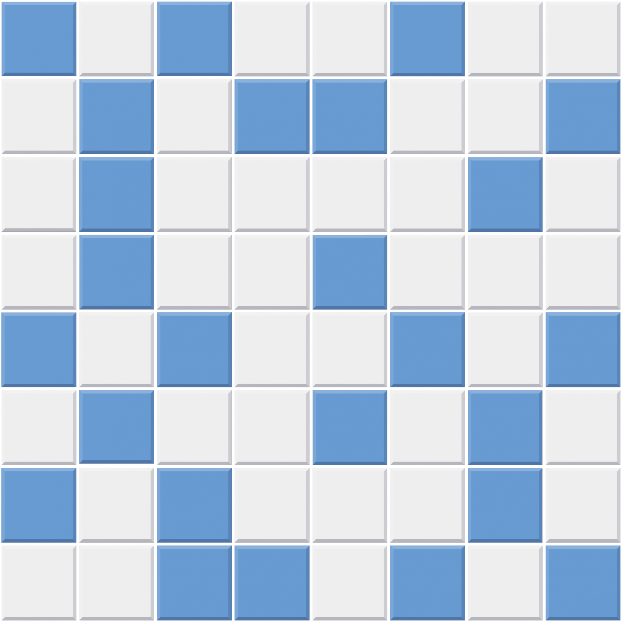 Радуга 6 Мозаика 200*200 серо-синяя (1*5)