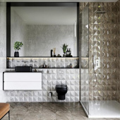 Керамическая плитка для ванной комнаты Нормандия Axima