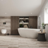 Керамическая плитка для ванной комнаты Grunge 300x600 Березакерамика