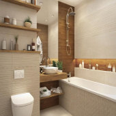 Керамическая плитка для ванной комнаты Quarta Gracia ceramica