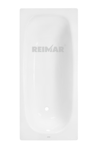 Reimar Ванна стальная 1600*750*400 с полимерным покрытием белая орхидея с оп. подст