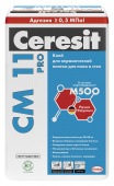Клей для плитки Ceresit СМ 11 Pro (25 кг.) для внутренних и наружных работ
