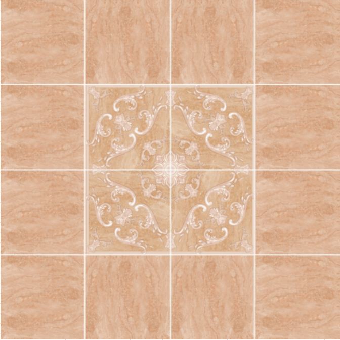 Травертин Романтик Декор напольный 400*400 (1*8) VINCHI