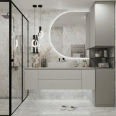 Керамическая плитка для ванной комнаты Avalanche 300x600 Березакерамика