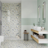 Керамическая плитка для ванной комнаты Конфетти 250x400 Шахтинская плитка