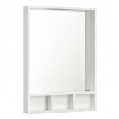 Йорк 60 Шкаф-зеркало Белый/Выбеленное дерево 1A170102YOAY0 Акватон