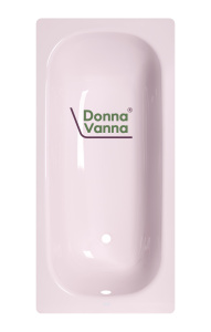 Ванна стальная 1500*700 розовый коралл с опорной подставкой DONNA VANNA ВИЗ