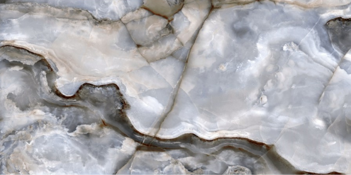 Керамогранит 1200*600*9 серо-голубой мрамор полированный (0,72*3)