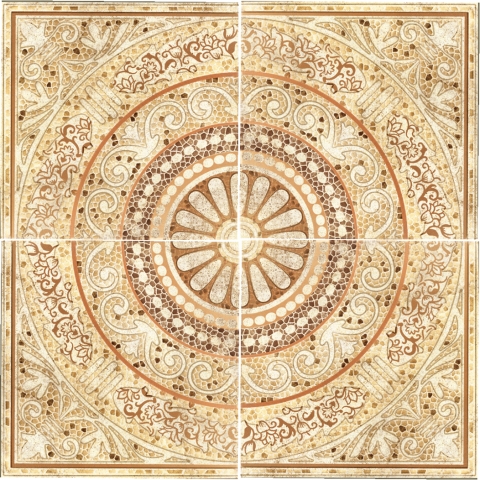 Тенерифе Декор-панно 900*900 бежевый 8мм (1компл=4шт) Ласселсбергер