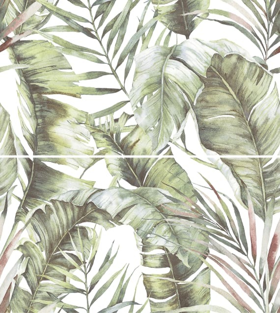 Мерц Панно 500*450 бело-зелен. (1*4) Ласселсбергер