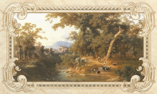 Rotterdam beige decor 02 300*500 (1*6)  Gracia Ceramica