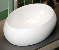 Fodga Раковина для ванной накладная 50 белая VT10315H Vinchi