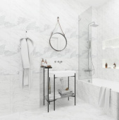 Керамическая плитка для ванной комнаты Marble 300x600 Березакерамика