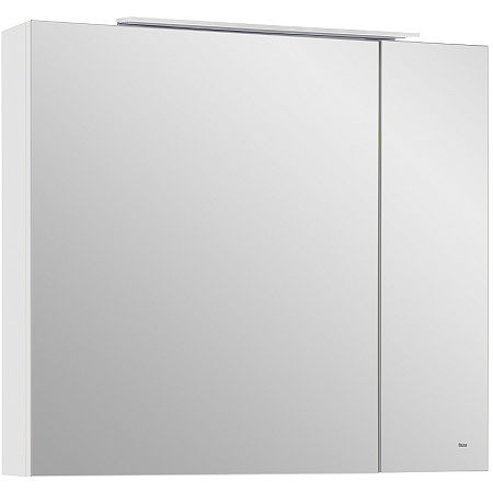 OLETA зеркальный шкаф 800 мм,c LED-светил.белый глянец Roca