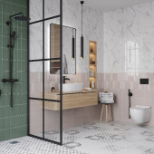 Керамическая плитка для ванной комнаты Роса Рок Lasselsberger Ceramics