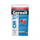 Клей для плитки Ceresit СМ 11 Pro (5 кг.) для внутренних и наружных работ