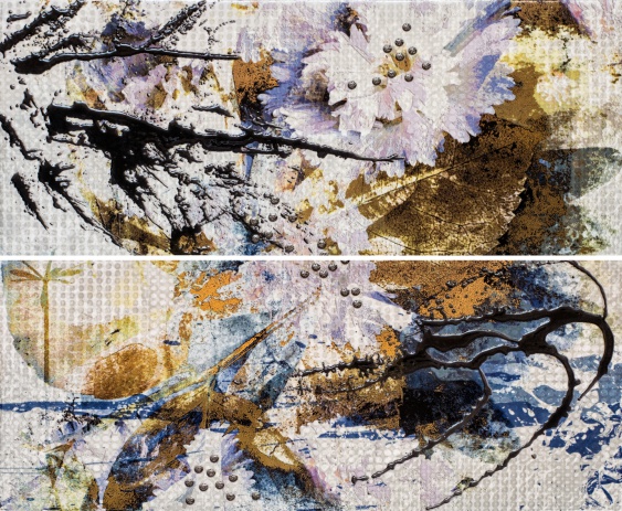 Fantasy multi panno 01 Декор-панно 600*500 (1компл=2шт) Gracia Ceramic