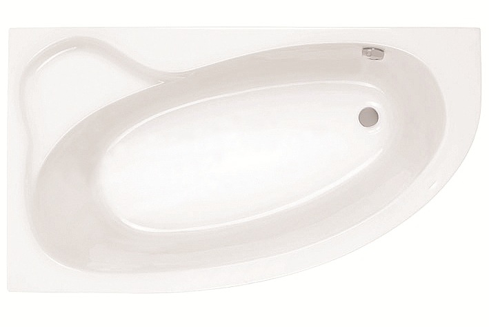 Эдера левая Ванна акриловая 1700*1100 без каркаса Santek