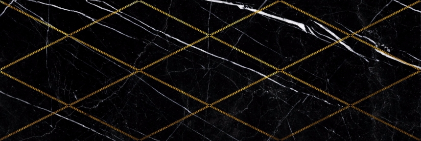 Миланезе Дизайн Декор 200*600 римский неро (1*5) Ласселсбергер