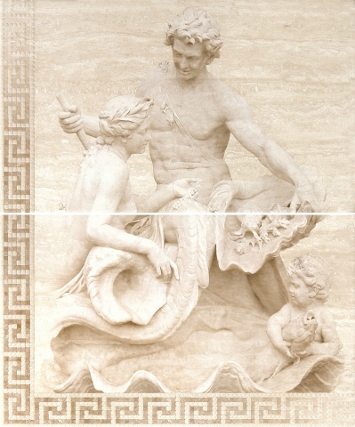 Itaka beige panno 02 500*600 (из 2 плиток )  Gracia Ceramica