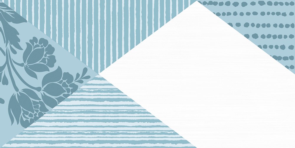 Геометрия 1 Декор 250*500 бирюзовый (1*8) VINCHI