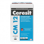 Клей Ceresit СМ 12 (25 кг.) для напольной плитки крупного размера
