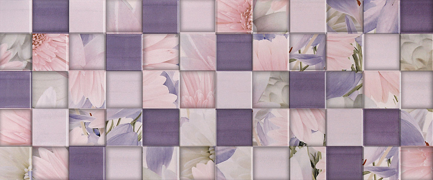 Aquarelle lilac wall 03 ПО 250*600 (0,15*8=1,2*48) Gracia Ceramica