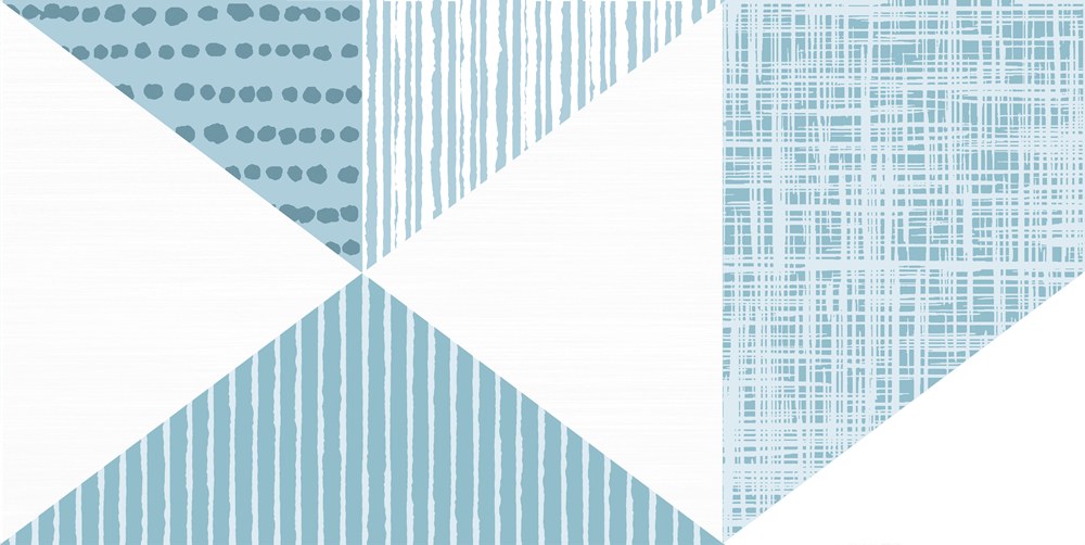 Геометрия 2 Декор 250*500 бирюзовый (1*8) VINCHI