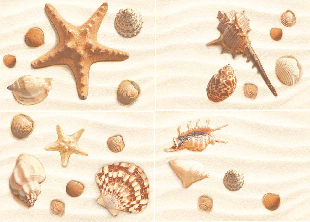 Фиджи Декор-панно 500*700 сортовое (1 компл = 4 шт) ВКЗ (Волгоград)