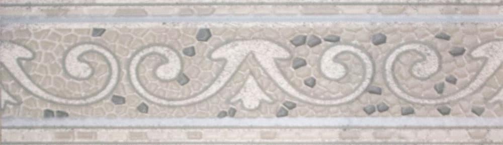 Тенерифе Бордюр напольный 140*450 серебр. 8мм (1*18) Ласселсбергер