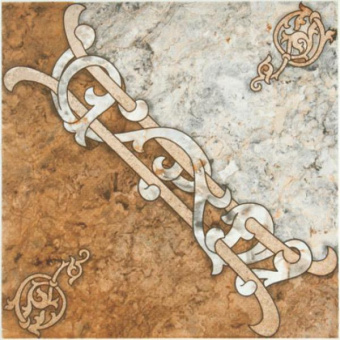 Арабская вязь коричнево-серая 327x327 фото в интернет-магазине Пиастрелла
