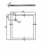 схема монтажа Калифорния Поддон душевой  квадратный 900x900 1A713536CA010 Акватон в интернет-магазине Пиастрелла