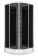 Душевая кабина Domani Spa Delight 110 Slim с электрикой, низкий поддон 1000x1000x2180 (черн. стенки, тонир. стекла) DS01DS110LBT10 фото в интернет-магазине Пиастрелла
