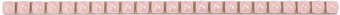 Бусины розовые люстровые 9x245 фото в интернет-магазине Пиастрелла