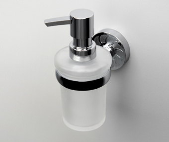 Isen Дозатор жидкого мыла навесной хром Wasserkraft К4099 фото в интернет-магазине Пиастрелла