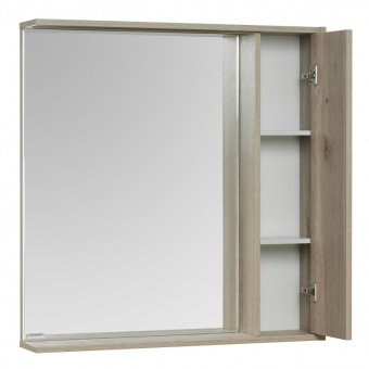 Стоун 80 Шкаф-зеркало сосна арлингтон 1A228302SX850 Акватон фото в интернет-магазине Пиастрелла