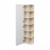 Сканди Шкаф-колонна с зеркалом подвесная белая/дуб верона 1A253403SDB20 Акватон фото в интернет-магазине Пиастрелла