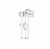 Душ гигиенический Iddis 0101F15I20 с настенным держателем и шлангом схема на фото в интернет-магазине Пиастрелла