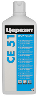 Очиститель эпоксидной затирки Церезит CE 51 EpoxyClean 1л фото в интернет-магазине Пиастрелла