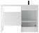 Норма 120 Тумба напольная под умывальник над стиральной машиной левая/правая DA1659T Домино фото в интернет-магазине Пиастрелла