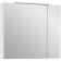 OLETA зеркальный шкаф 800 мм,c LED-светил.белый глянец фото в интернет-магазине Пиастрелла