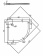 схема монтажа Калифорния Поддон душевой полукруглый 900x900 1A713636CA010 Акватон в интернет-магазине Пиастрелла